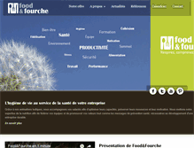 Tablet Screenshot of foodandfourche.com